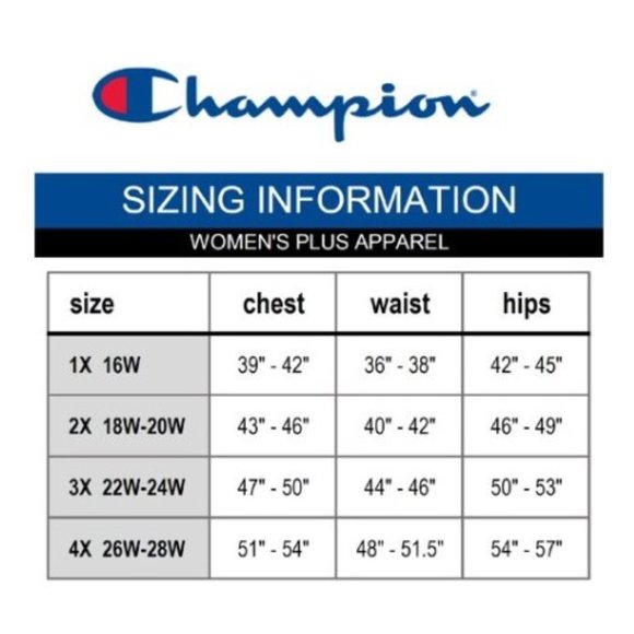 CHAMPION PowerBlend Fleece Logo Sweatshirt - Women's Plus Size 1X - Black - NWT - Picture 10 of 13